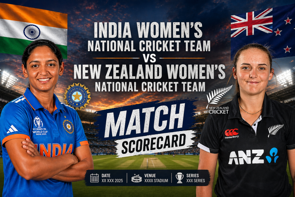India Women's National Cricket Team Vs New Zealand Women's National Cricket Team Match Scorecard