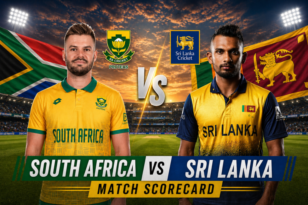 South Africa National Cricket Team Vs Sri Lanka National Cricket Team Match Scorecard