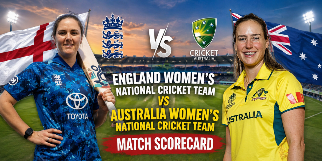 England Women's National Cricket Team Vs Australia Women's National Cricket Team Match Scorecard