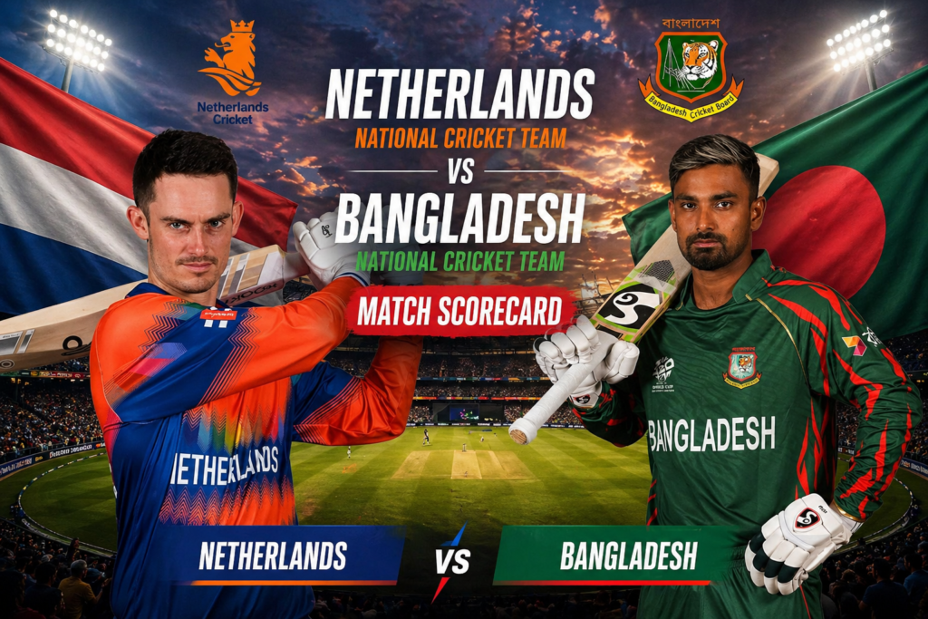 Netherlands National Cricket Team Vs Bangladesh National Cricket Team Match Scorecard