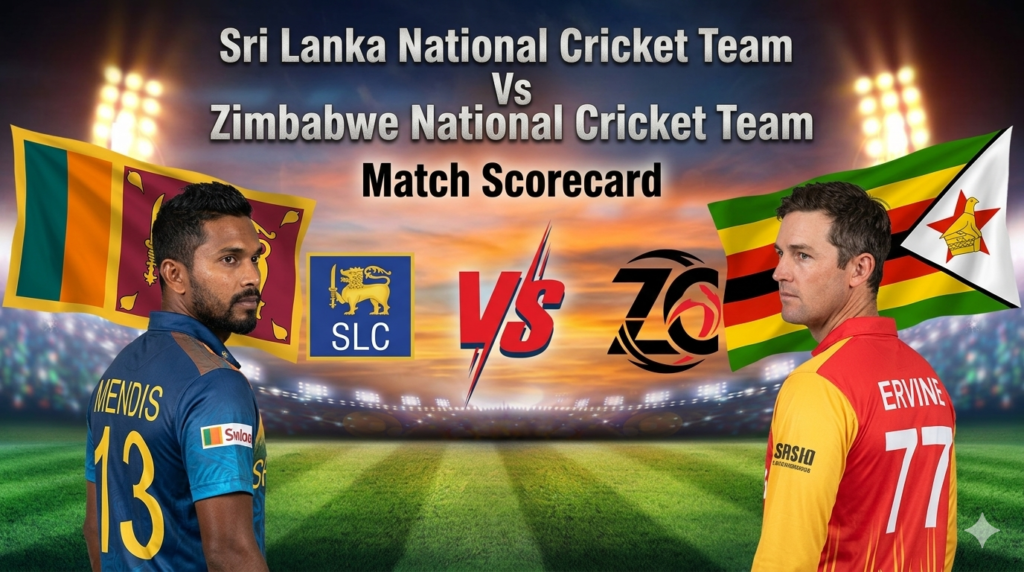 sri lanka national cricket team vs zimbabwe national cricket team match scorecard