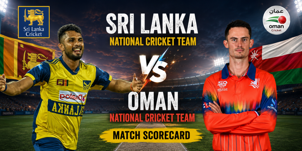 Sri Lanka National Cricket Team Vs Oman National Cricket Team Match Scorecard