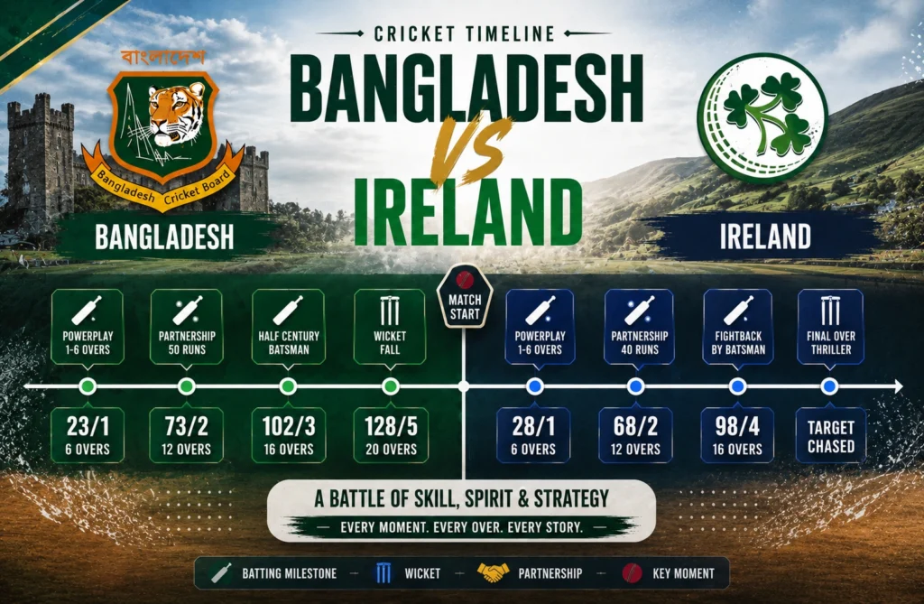 Bangladesh vs Ireland Cricket Timeline 2025: The Complete Story of Drama, Dominance & Destiny