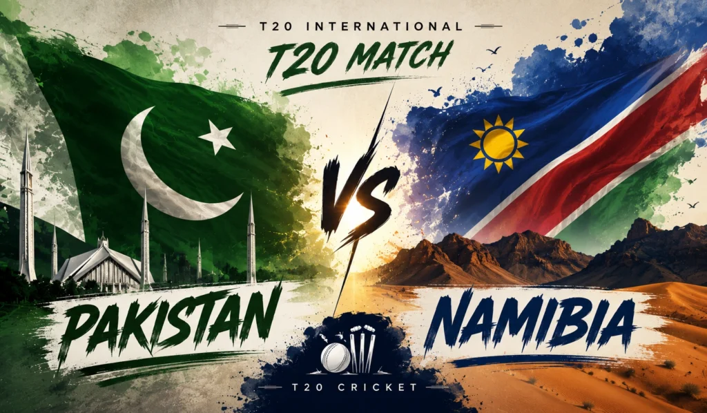Pakistan Vs Namibia: Complete Match Record Breakdown